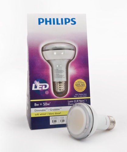 Philips - LED 8W R20 Indoor Flood